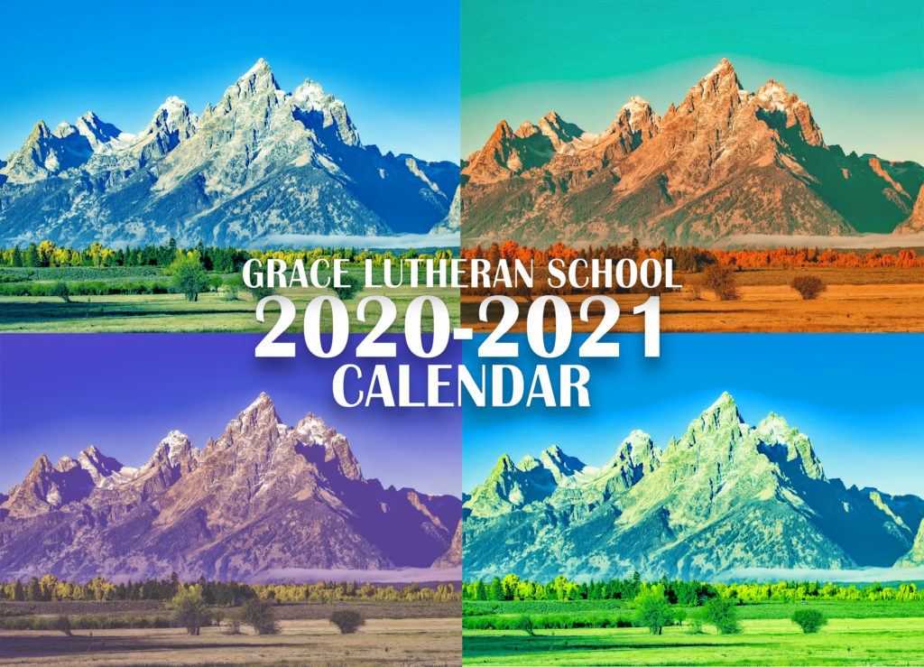 20202021 School Calendars Grace Lutheran Schools